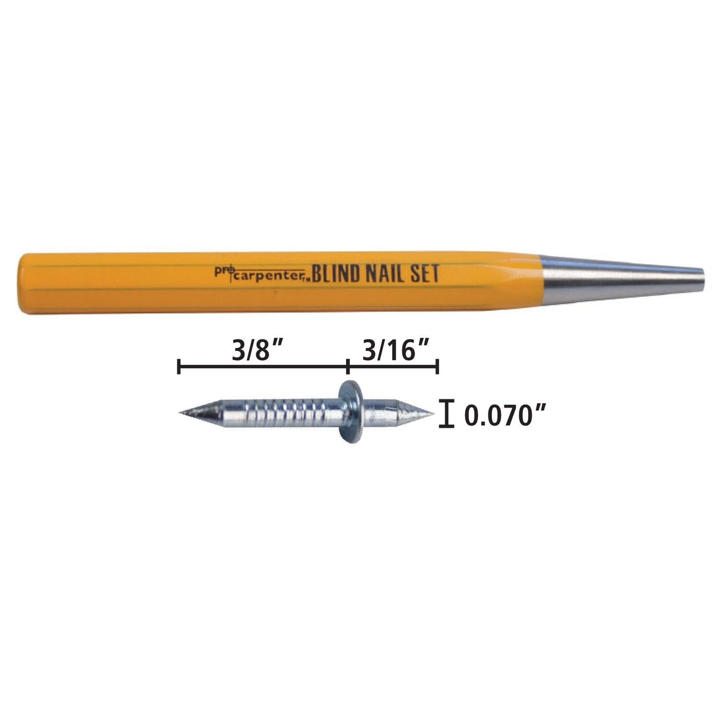 FastCap Blind Nail Tool & Double Ended Nails 9+5mm (100 Pack)