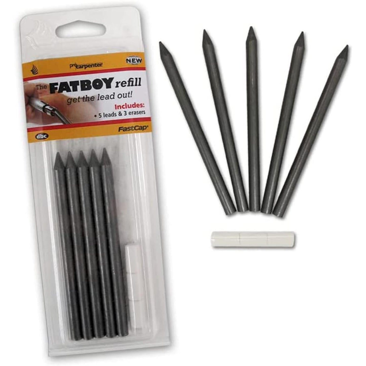 FastCap Fatboy Pencil Refill 5 Pack