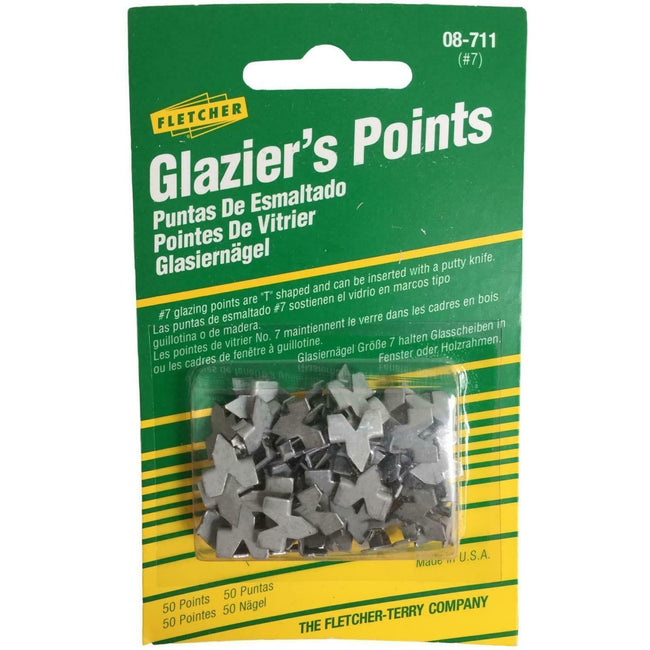 Fletcher 08-711 Glazing & Framing Push Points (50 Pack)
