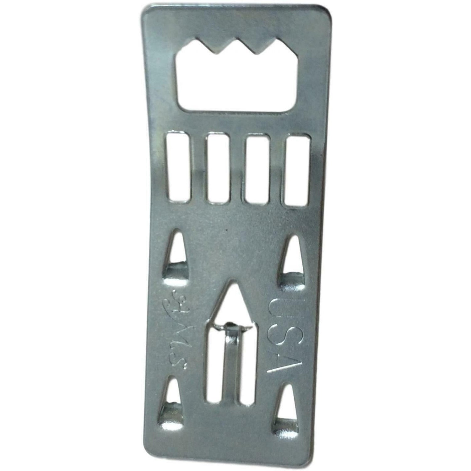 National Hardware Flush Mount Hangers, 1" X 1", Zinc Plated Steel - Pack Of 1 Pair