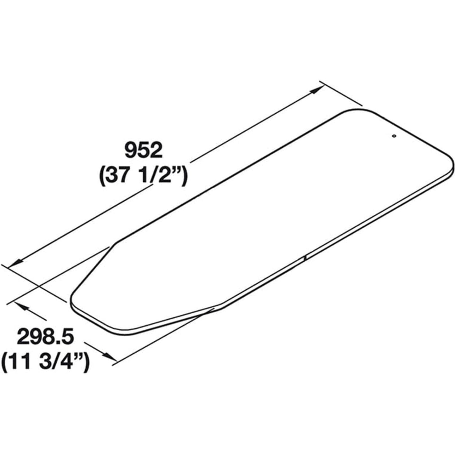 Hafele Ironfix Replacement Ironing Board Cover 568.60.907