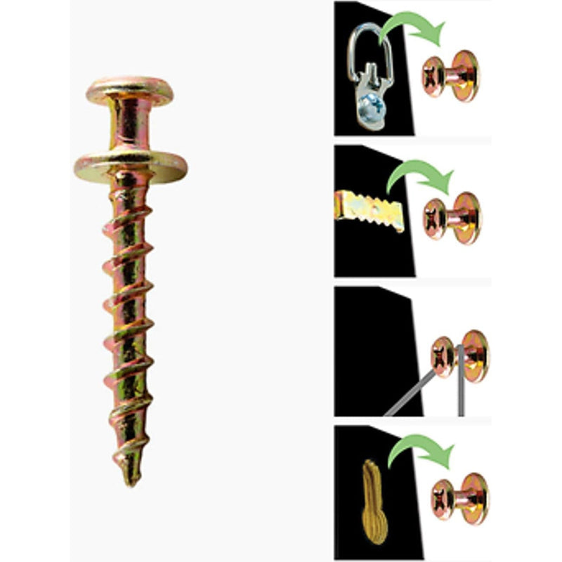 Hangman Bear Claw Picture Frame Hanging Kit (Screws, Level & Keyhole Locators)