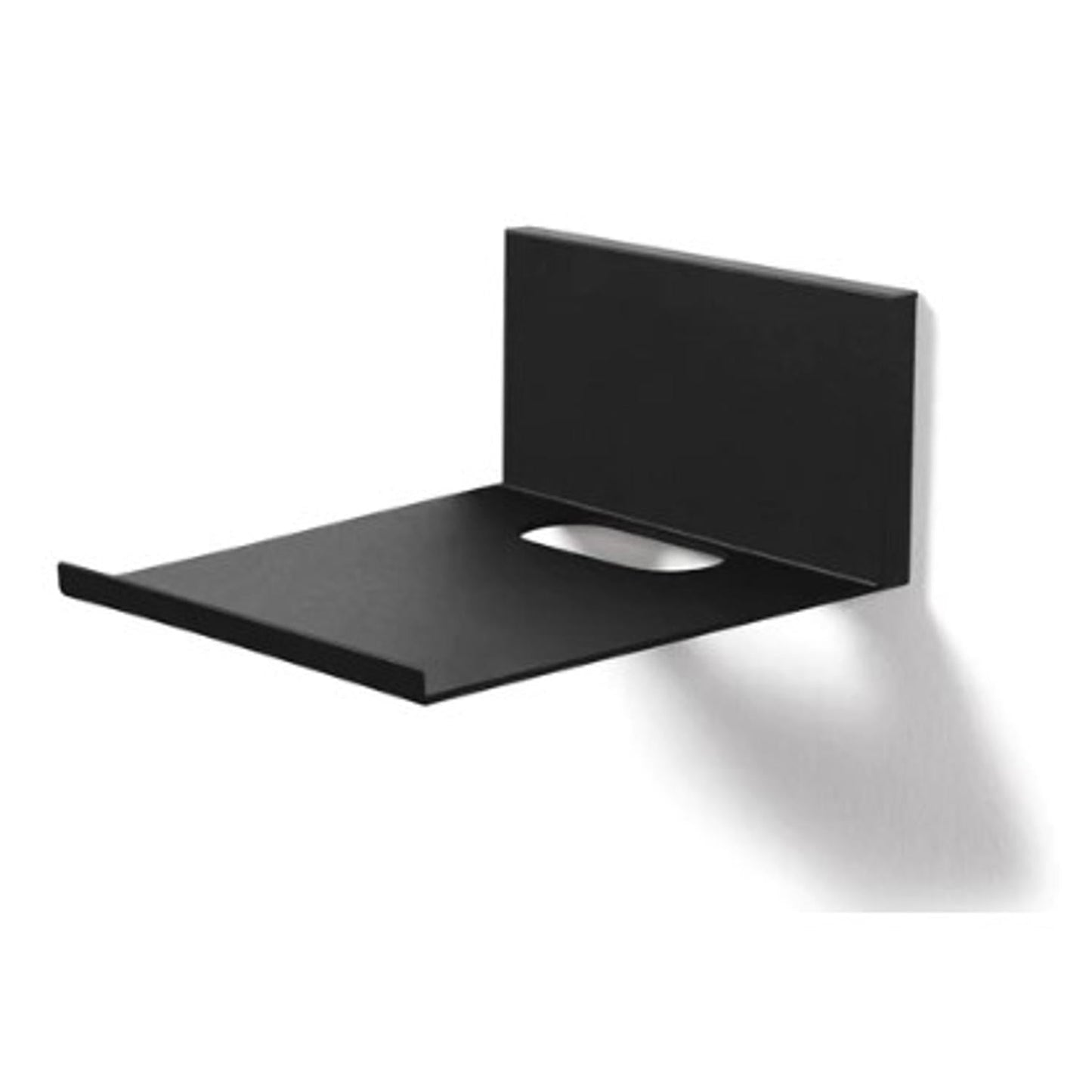 Hangman Black Smart Device Floating Wall Shelf For Alexa, Google Home Etc