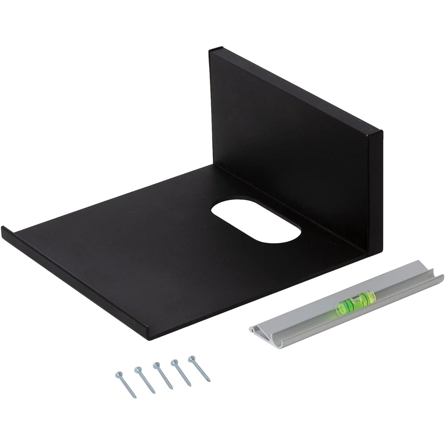 Hangman Black Smart Device Floating Wall Shelf For Alexa, Google Home Etc