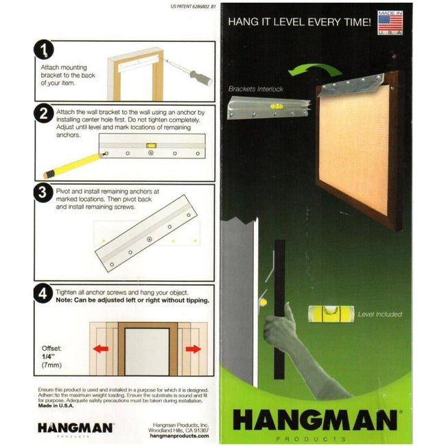 Hangman Heavy Duty Picture & Mirror Hanger 127mm (5") HML-5D