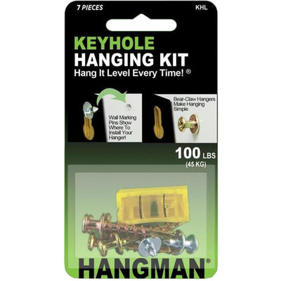 Hangman Keyhole Picture Hanging Kit 45kg (100lbs) KHL