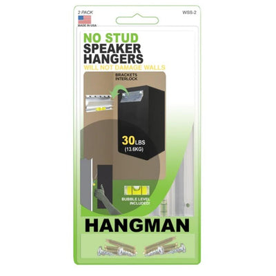 Hangman "No Stud" Heavy Duty Speaker Hangers (2 Pack)
