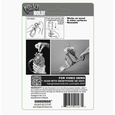 Hangman Quakehold Museum Putty - Stop Items Sliding/Moving