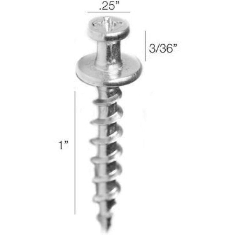 Hangman Silver Bear Claw Keyhole Picture Hanging Screws