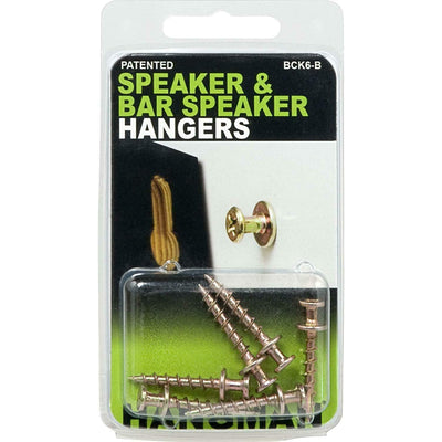 Hangman Speaker & Sound Bar Hanging Screws BCK-6B