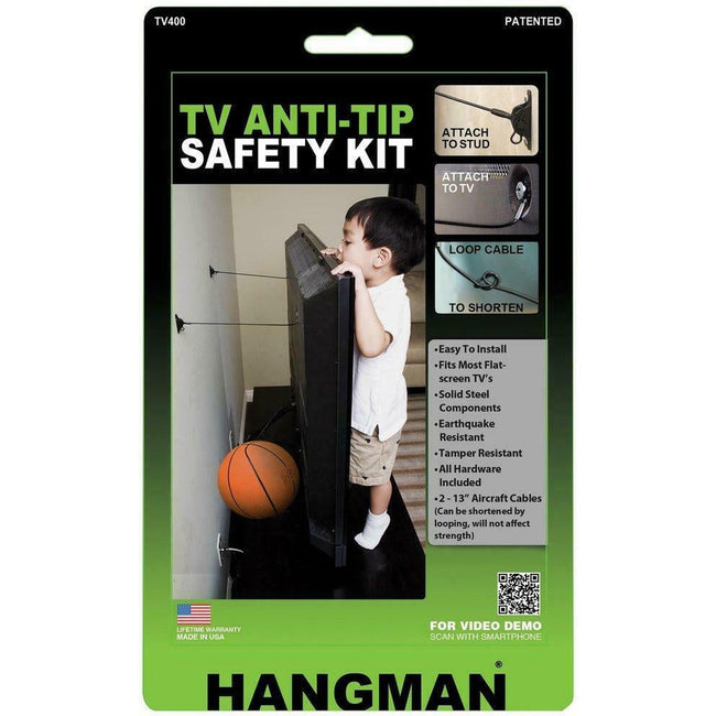 Hangman VESA TV Anti-Tip Safety Kit TV-400