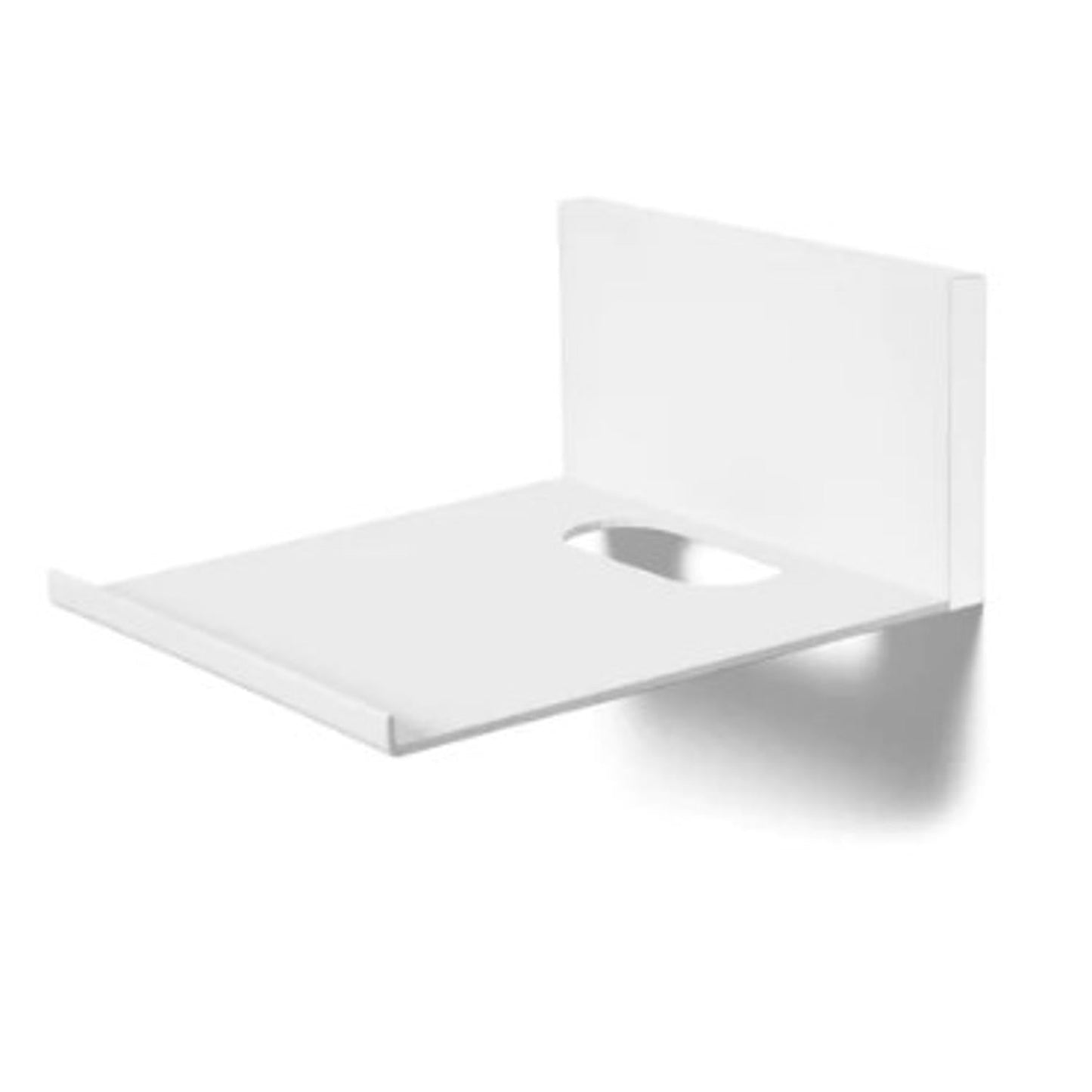Hangman White Smart Device Floating Wall Shelf For Alexa, Google Home Etc