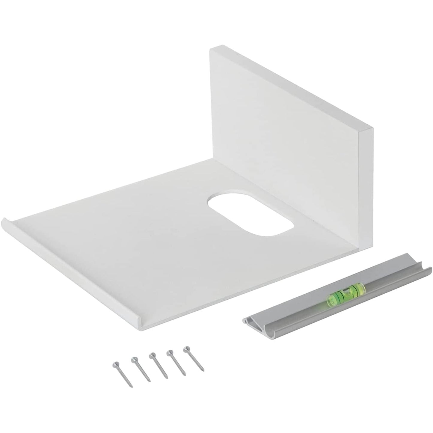 Hangman White Smart Device Floating Wall Shelf For Alexa, Google Home Etc