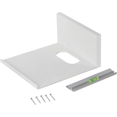 Hangman White Smart Device Floating Wall Shelf For Alexa, Google Home Etc