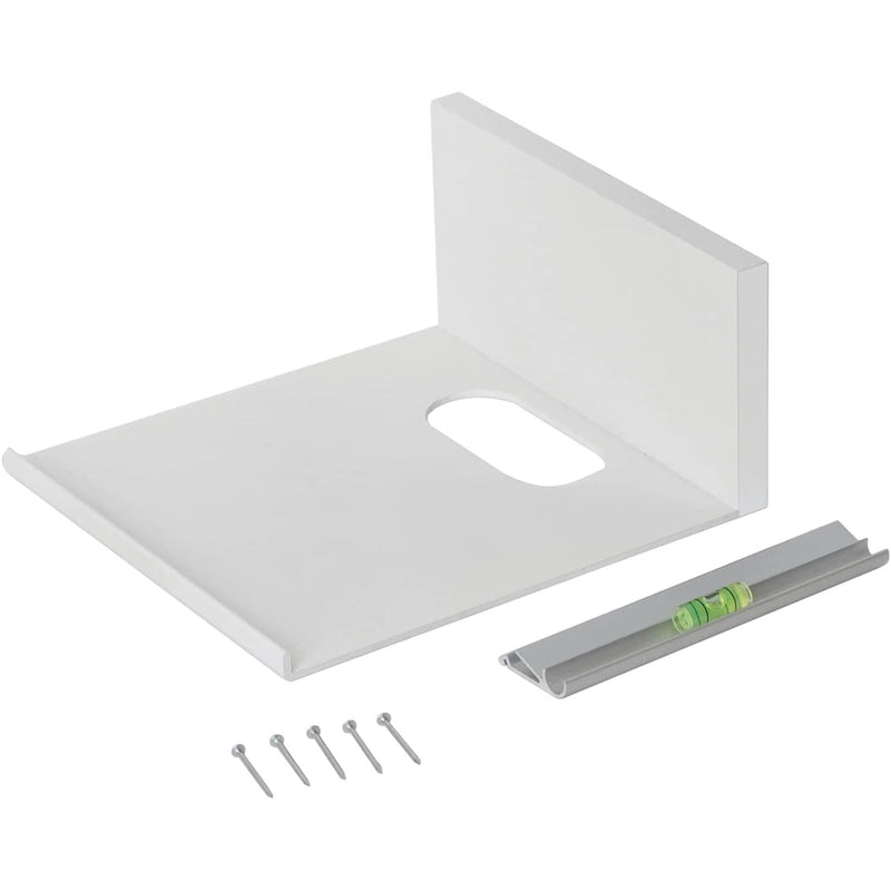 Hangman White Smart Device Floating Wall Shelf For Alexa, Google Home Etc