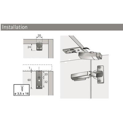 Hettich 0060579 Hinge Soft Close Damper (2 PacK)