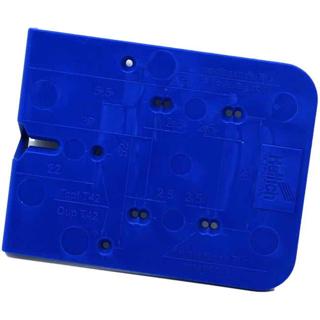 Hettich 45150 Blue Jig Hinge Hole Marking Template