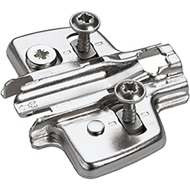 Hettich 9071666 Adjustable Hinge Euro Screw Mounting Plate 1.5mm (Single)