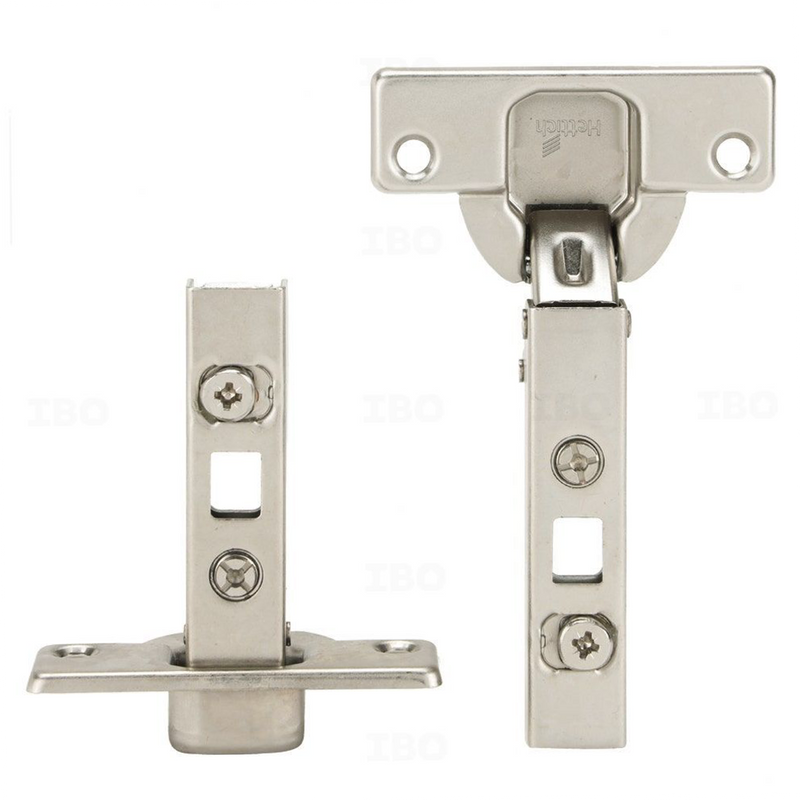Hettich 9433 Intermat 110° Overaly Hinge & Mounting Plate (2 Pack)