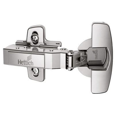 Hettich Sensys 8631i 95° Soft Close Thick Door Hinge & Mounting Plate (2 Pack)