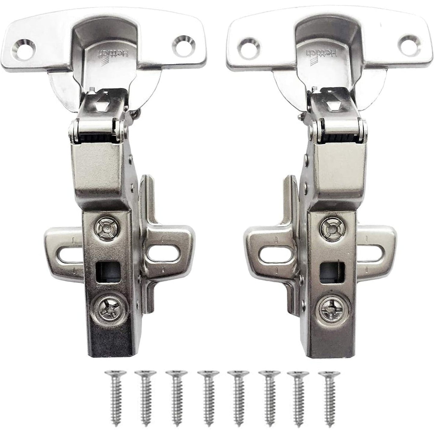 Hettich Sensys 8645i 110° Inset Soft Close Hinge & Mounting Plate TH52 (2 Pack)