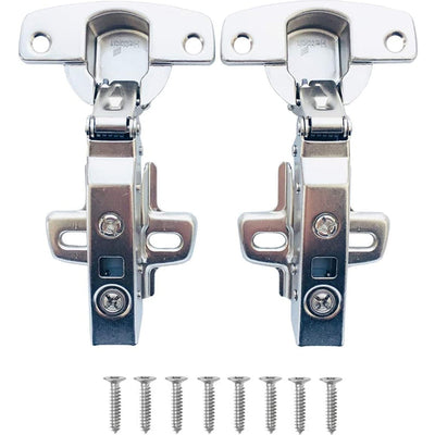 Hettich Sensys 8645i 110° Overlay Soft Close Hinge & Mounting Plate TH52 (2 Pack)