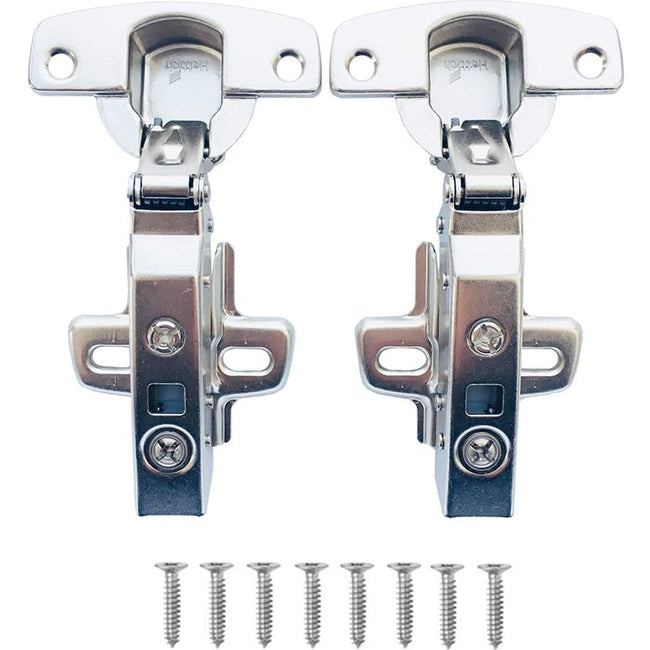 Hettich Sensys 8645i 110° Overlay Soft Close Hinge & Mounting Plate TH52 (2 Pack)