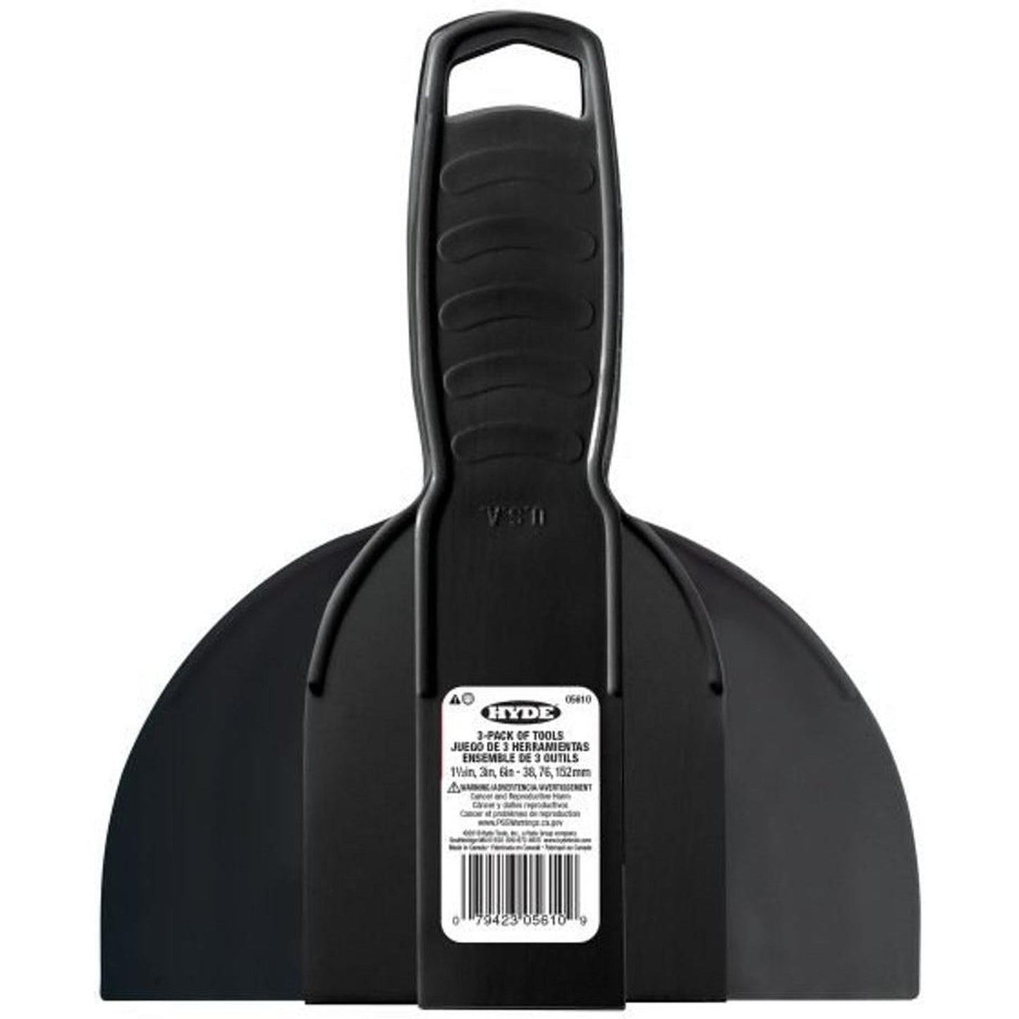 Hyde 05610 Economy Scraper/Spreader Tool Set 38mm, 76mm, 152mm