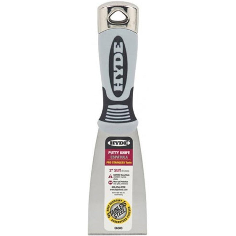 Hyde 06308 Stiff Pro Stainless Steel Putty Knife 51mm (2")