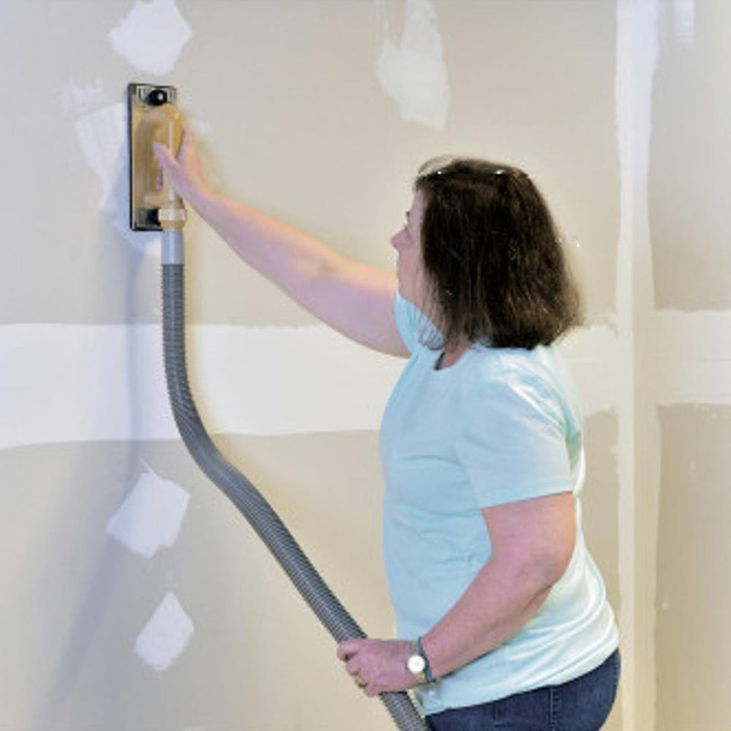 Hyde 09165 Vacuum Hand Wall Sanding Kit with 6' Hose