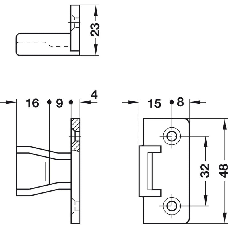 Keku Push-Fit Panel and Frame Component Set & Screws (10 Pack)