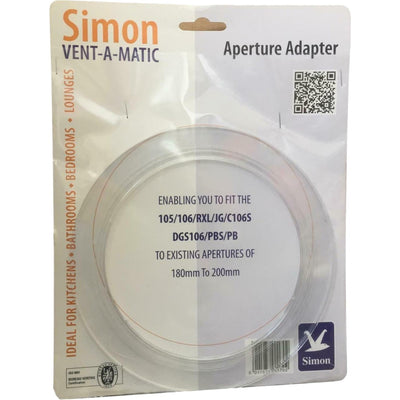 Simon Vent-A-Matic Aperture Adaptor Up To 200mm