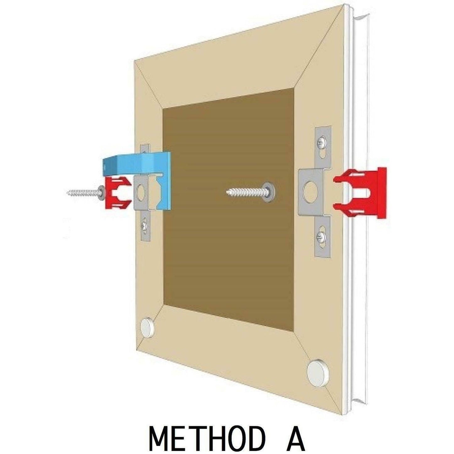 Springlock Method A Anti-Theft Picture Frame Hanger (10 Pack)
