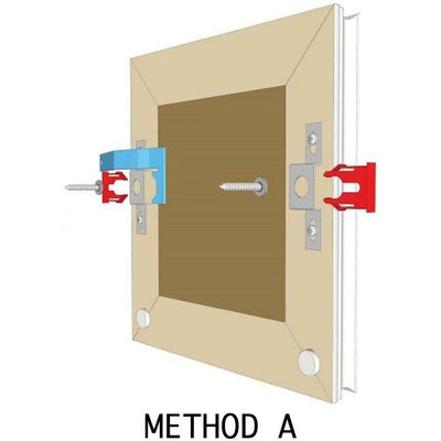Springlock Method A Anti-Theft Picture Frame Hanger (Single)
