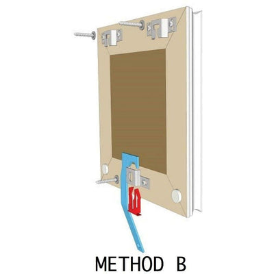 Springlock Method B Anti-Theft Picture Frame Hanger (10 Pack)