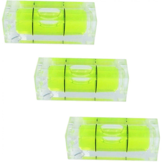 Taksar 29mm Mini Spirit Level Bubble Square (3 Pack)