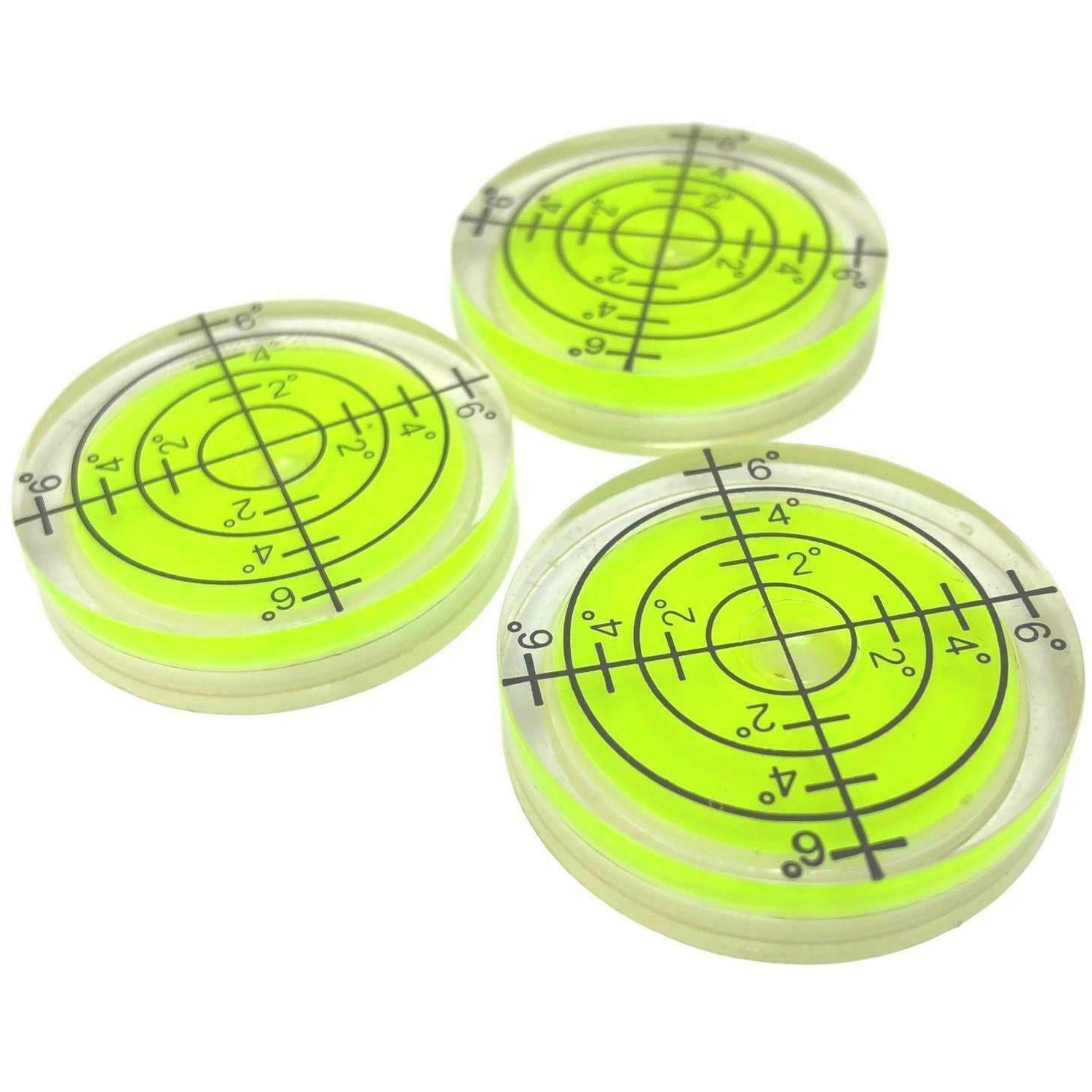 Taskar 32mm Round Bullseye Precision Spirit Level Bubble (3 Pack) – Go ...