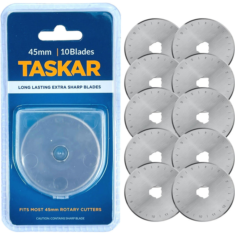 Taskar 45mm Rotary Cutter Blades (10 Pack)