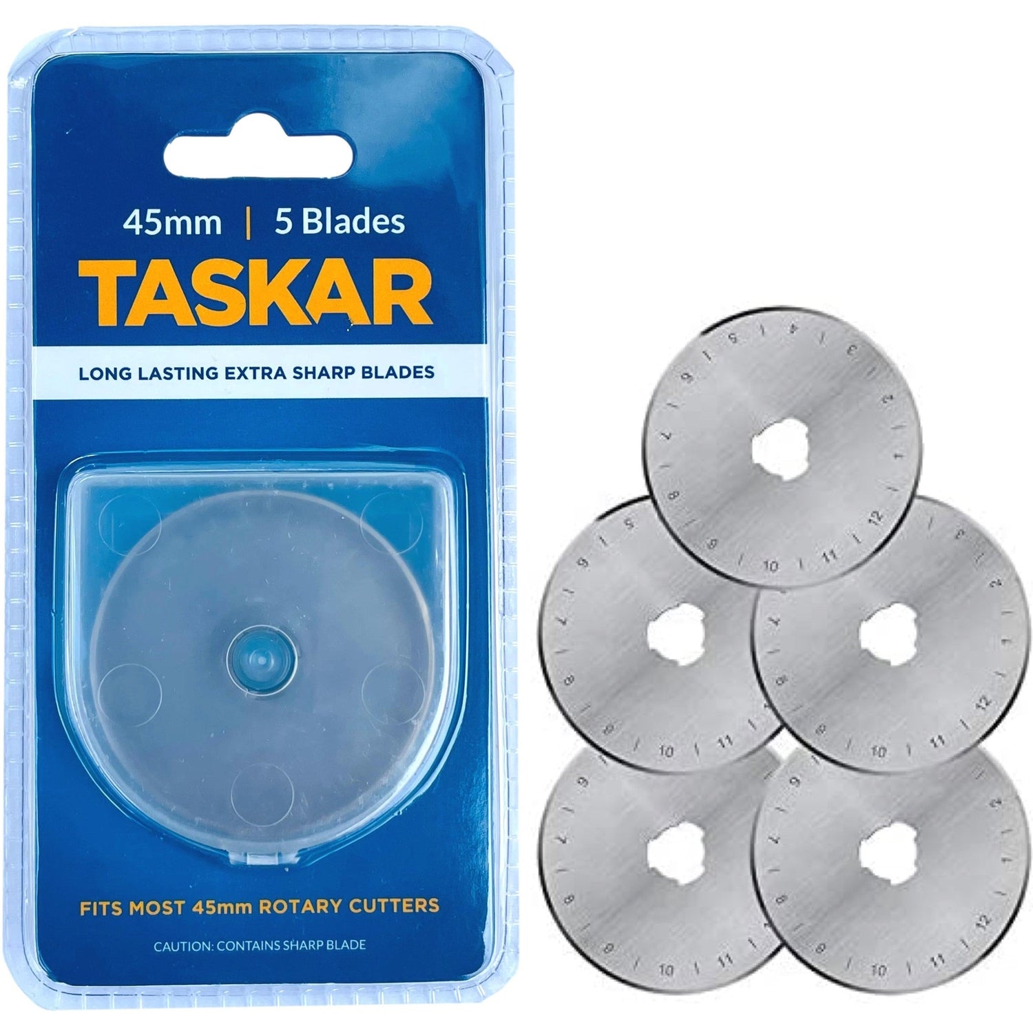 Taskar 45mm Rotary Cutter Blades (5 Pack) – Go Hardware