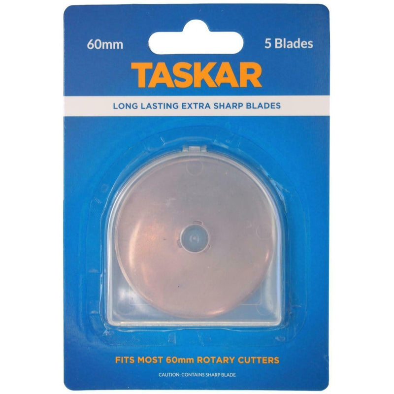 Taskar 60mm Rotary Cutter Blades (5 Pack)