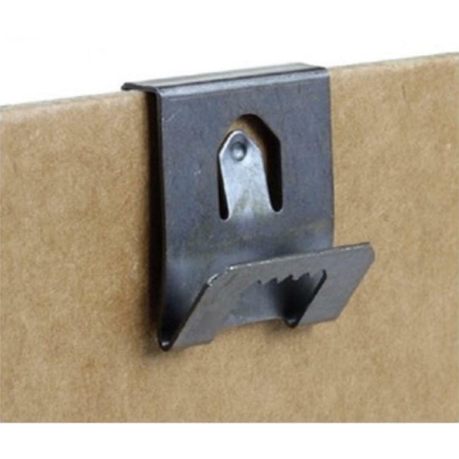 Taskar Black Clip Over Sawtooth Frame Hanger For 2-3mm Board (20 Pack)