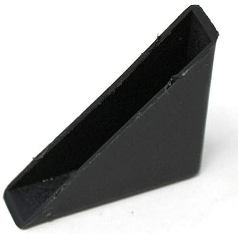 Taskar Black Plastic Glass Corner Protectors 6mm (20 Pack)