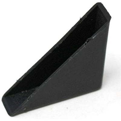 Taskar Black Plastic Glass Corner Protectors 8mm (20 Pack)
