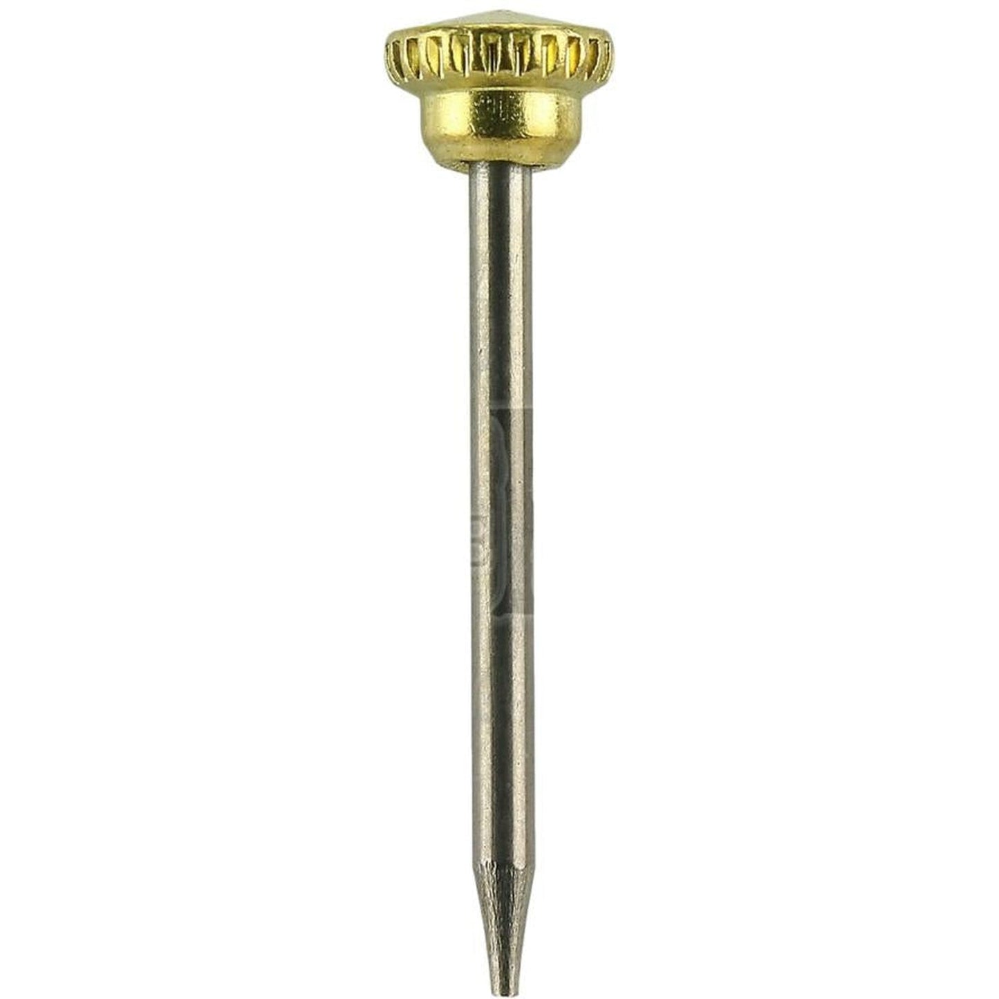 Taskar Brass Knurled Head Picture Pins 24mm (100 Pack)