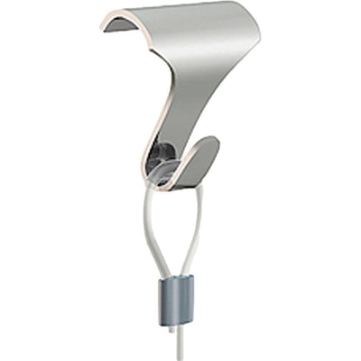 Taskar Large Chrome Heavy Duty Picture Rail Hooks (4 Pack)