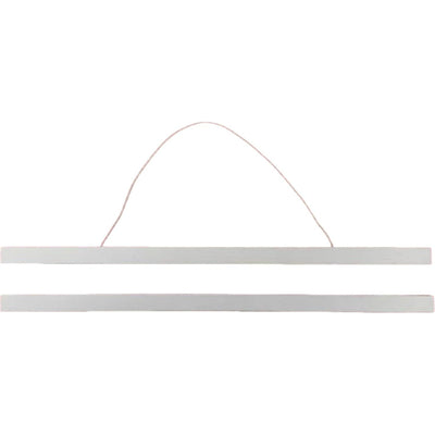 White Magnetic Poster Hangers Real Wood 430mm A3, A2