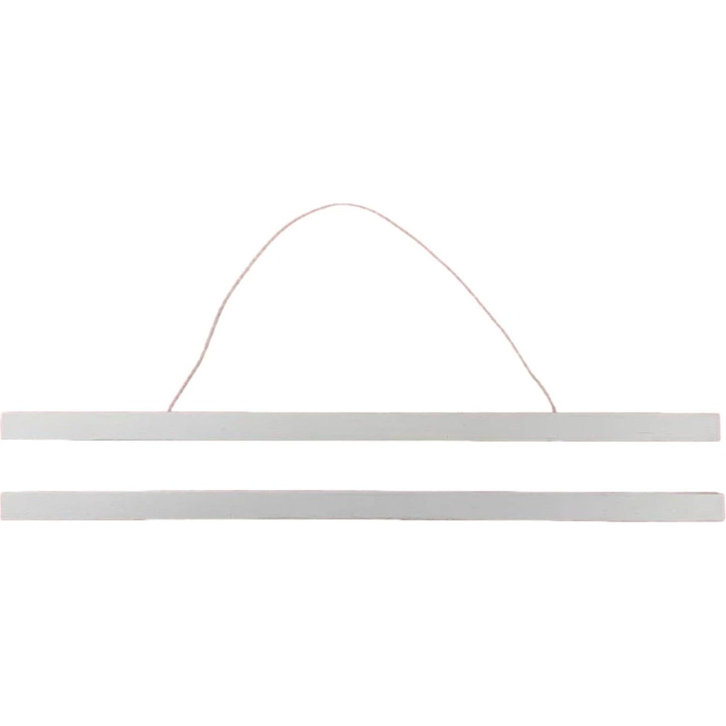 White Magnetic Poster Hangers Real Wood 635mm A2, A1