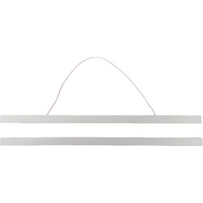 White Magnetic Poster Hangers Real Wood 635mm A2, A1