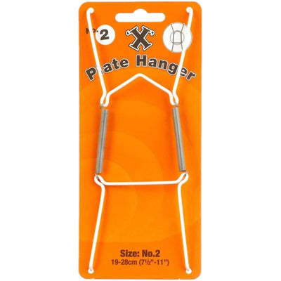 Wall Plate Hanger Medium 19-28cm X Hooks No. 2